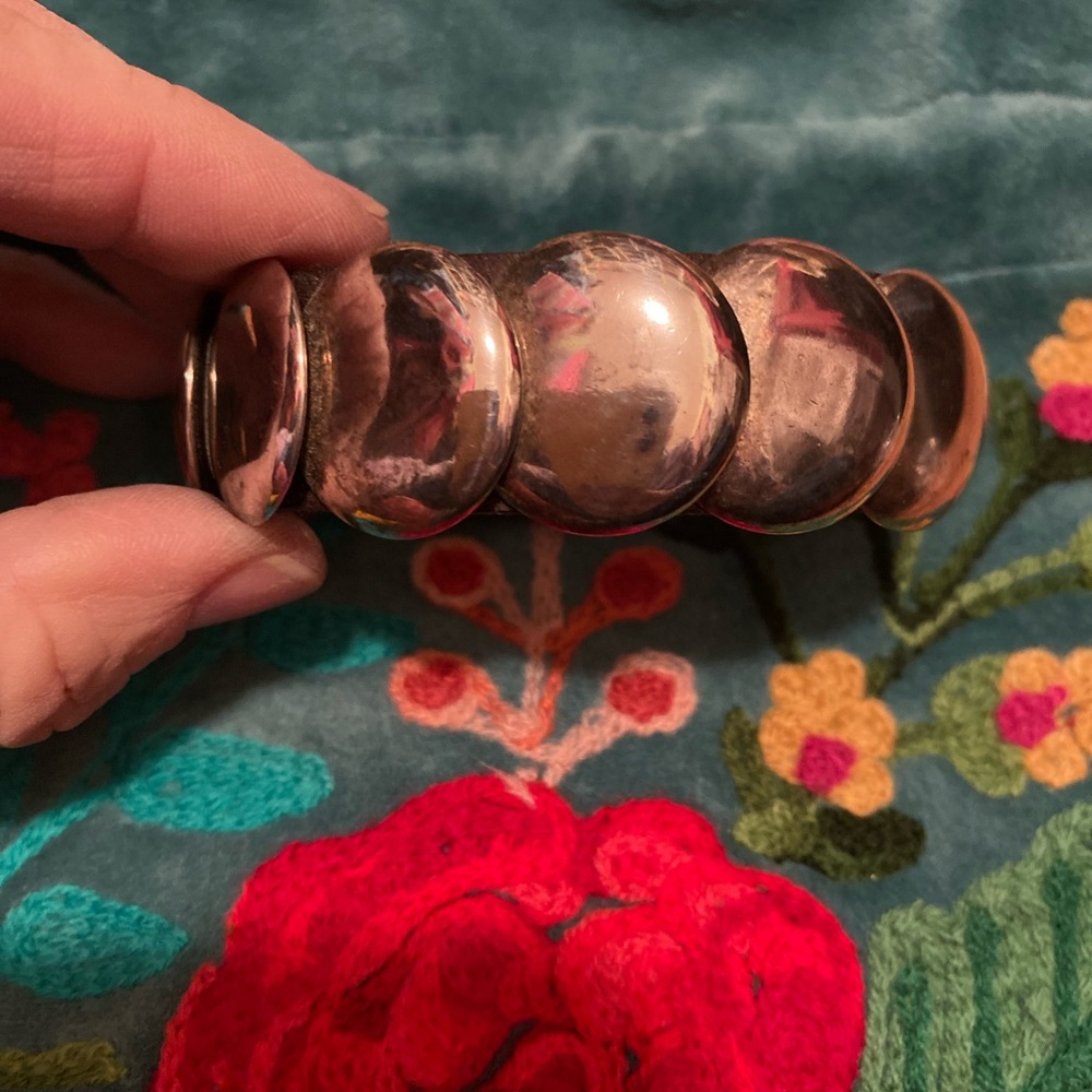 Very cool silver bracelet!